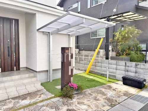 サイクルポート 自転車バイク屋根 YKKAP エフルージュ FIRST フラット屋根