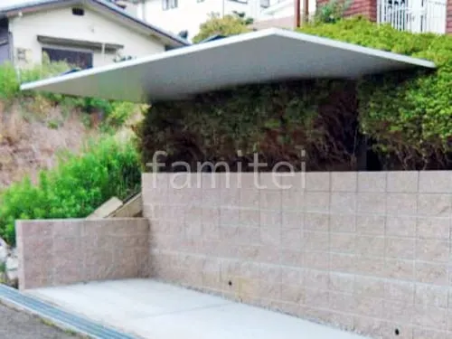 サイクルポート 自転車バイク屋根 LIXIL カーポートSC ミニ フラット屋根 吊り下げ屋根