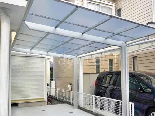 カーポート１台 （単棟） LIXIL ネスカＦ フラット屋根