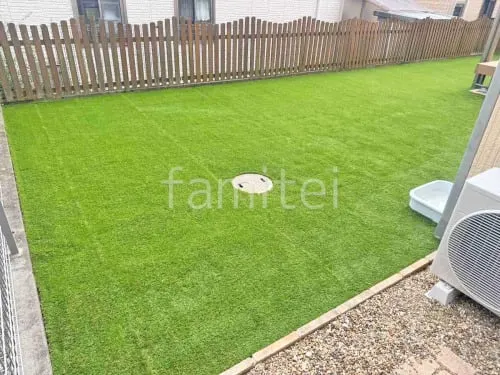 人工芝 防草シート加工 ヨシミツ毛織 リアル人工芝 35mm 