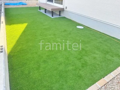 人工芝 防草シート加工 ヨシミツ毛織 リアル人工芝 35mm 