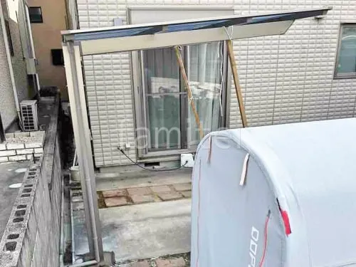 サイクルポート 自転車バイク屋根 LIXIL ネスカF ミニ フラット屋根