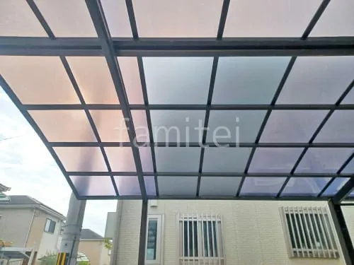 既存カーポート屋根補修