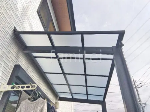 １階テラス屋根 （雨除け） YKKAP 独立式 レセパ Lタイプ フラット屋根 独立式 スタンダード