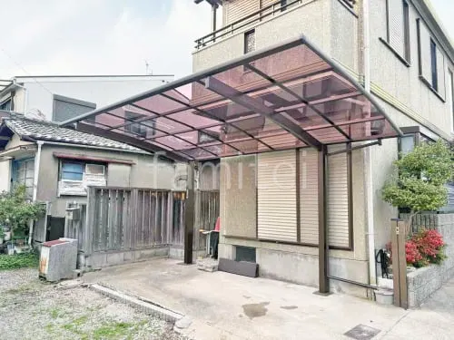 カーポート１台 （単棟） YKKAP アリュース アール屋根