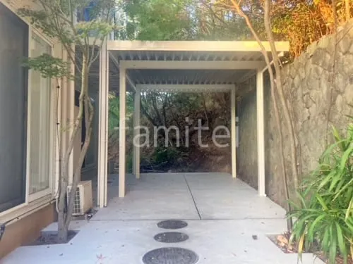 カーポート１台 （単棟） YKKAP ジーポートPro 積雪30cm対応 フラット屋根 折板屋根