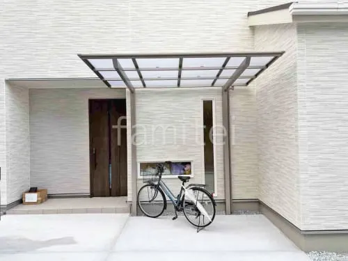 サイクルポート 自転車バイク屋根 LIXIL ネスカF ミニ フラット屋根