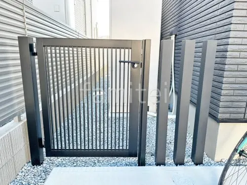 片開き 門扉 LIXIL AB TR2型 細たて桟 