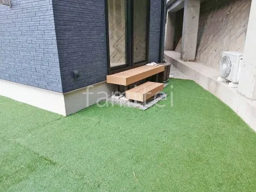 人工芝 防草シート加工 マツモト 人工芝 30mm 