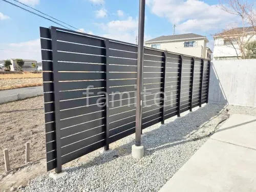 人工木・樹脂 フェンス（木調） F＆F マイティウッド デコll 高尺タイプ 目隠し 木調・ラティス 樹脂