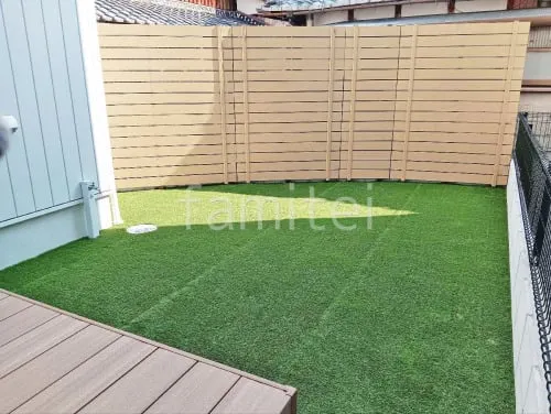 人工木・樹脂 フェンス（木調） F＆F マイティウッド ベーシック極 高尺タイプ 目隠し 木調・ラティス 樹脂