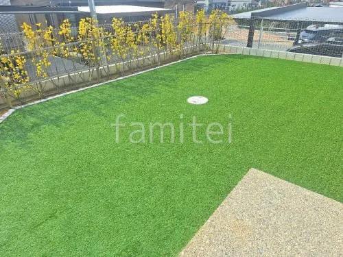 人工芝 防草シート加工 マツモト 人工芝 30mm 