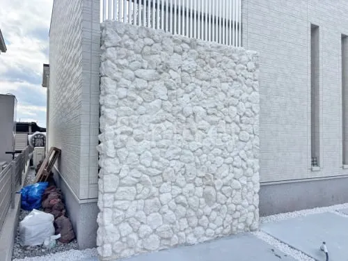 目隠し塀 F&F スマートFウォール 壁タイル張り アドヴァン オーシャンストーン