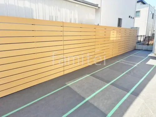 人工木・樹脂 フェンス（木調） F＆F ニコボード 高尺タイプ 目隠し 木調・ラティス 樹脂