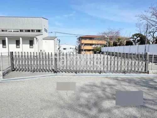 親子両開き 伸縮門扉 LIXIL アルシャインII M型 Aタイプ 