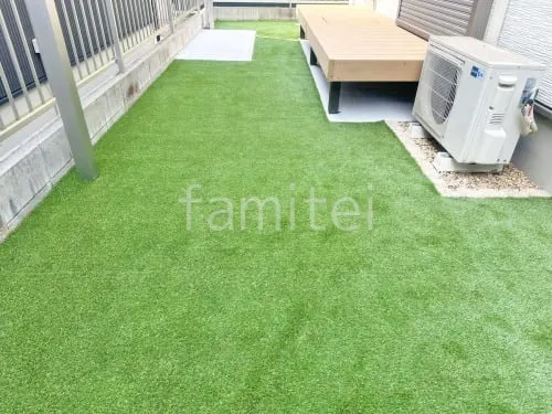 人工芝 防草シート加工 ヨシミツ毛織 リアル人工芝 35mm 