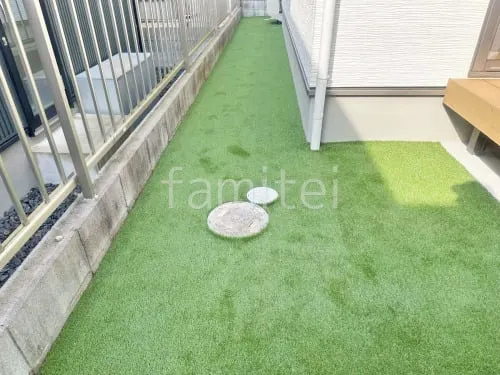 人工芝 防草シート加工 ヨシミツ毛織 リアル人工芝 35mm 