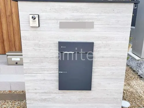 門柱 壁タイル貼り タカショー 木製調セラ ウォール RC杉板 宅配ボックス ユニソン ヴィコDB100