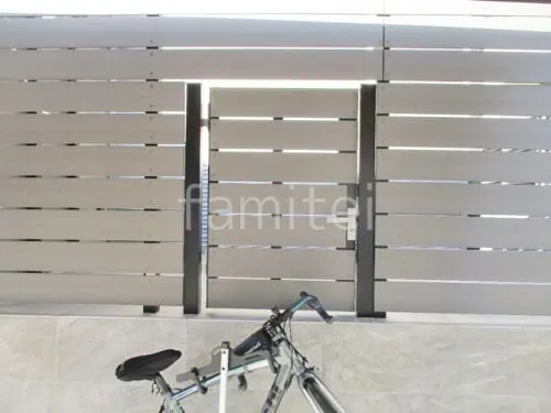 勝手口門扉 F&F ニコボード門扉(内開き) 片開き