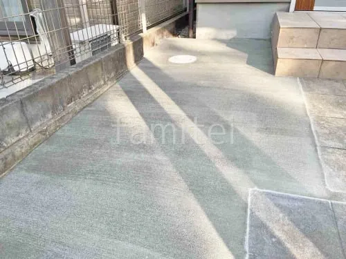 玄関アプローチ 土間コンクリート