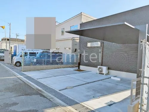 カーポート１台 （単棟） LIXIL カーポートSC フラット屋根 吊り下げ屋根