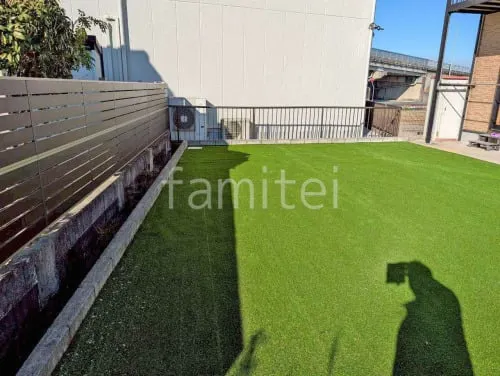 人工芝 防草シート加工 ヨシミツ毛織 リアル人工芝 35mm 