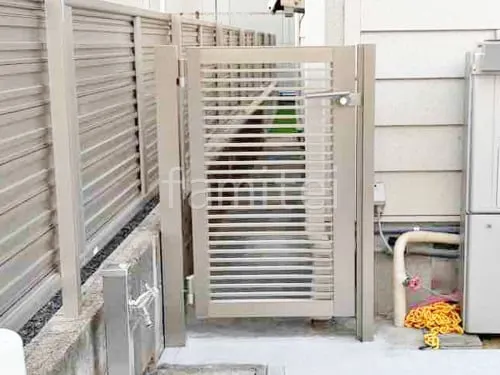 片開き 門扉 LIXIL AB YR2型 細横桟 