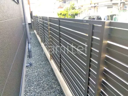 アルミ形材 フェンス LIXIL AB YS3型 横スリット3 目隠し