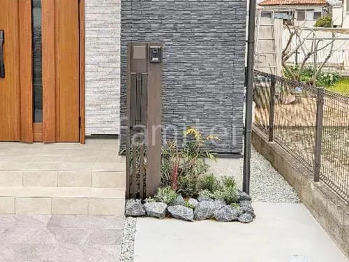 機能門柱 YKKAP ルシアスポストユニットSE02型 ロックガーデン ユニソン ワズロック アオバ