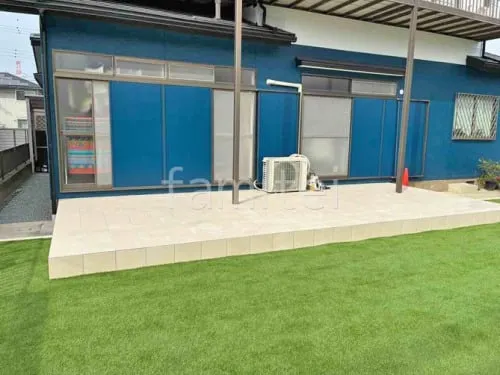 タイルデッキ 壁1面  LIXIL ベスパ ストーン調