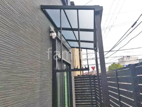 １階テラス屋根 （雨除け） YKKAP ソラリアF フラット屋根 スタンダード 壁付