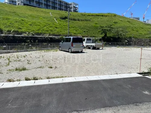 駐車場 砕石敷き