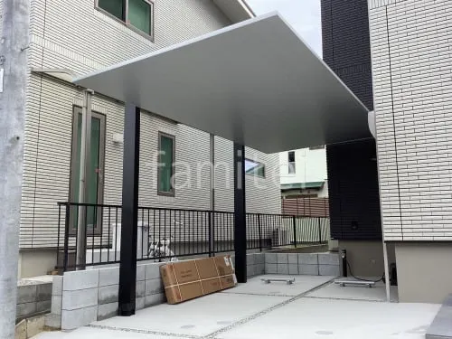 カーポート１台 （単棟） LIXIL カーポートSC フラット屋根 吊り下げ屋根
