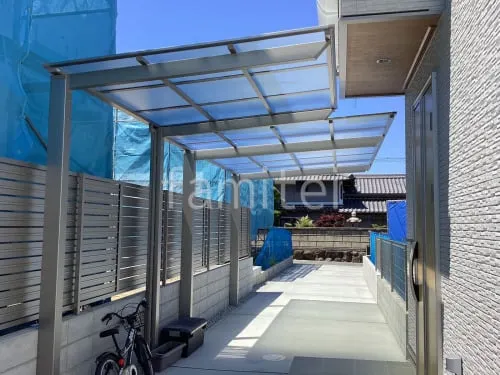 サイクルポート 自転車バイク屋根 LIXIL ネスカF ミニ フラット屋根