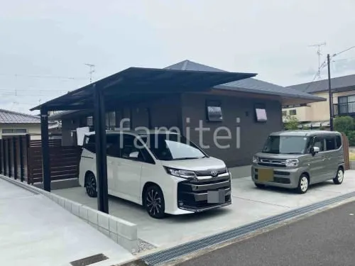 カーポート１台 （単棟） LIXIL ネスカＦ フラット屋根
