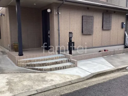 玄関アプローチ床 土間コンクリート
