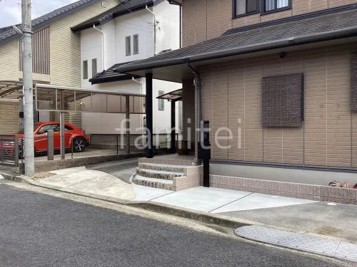 玄関アプローチ床 土間コンクリート
