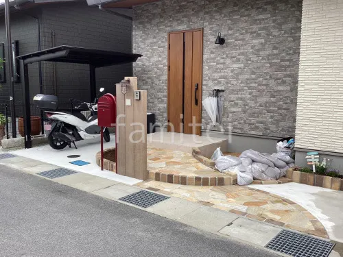 新築ナチュラル オープン外構