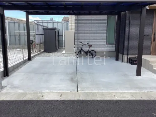 駐車場ガレージ床 土間コンクリート 伸縮目地