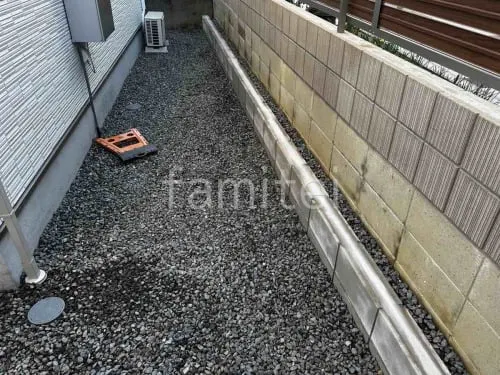 境界塀 CBブロック積