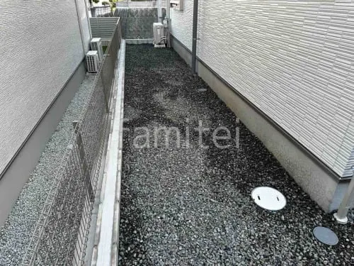 境界塀 CBブロック積