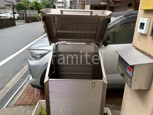 ゴミストッカー 蓋交換