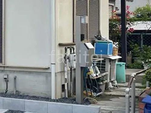機能門柱 LIXIL 機能門柱FP 既存レンガ門柱解体撤去
