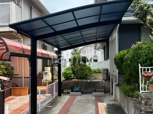カーポート１台 （単棟） LIXIL ネスカＲ アール屋根