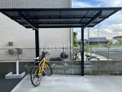 サイクルポート 自転車バイク屋根 LIXIL ネスカF ミニ フラット屋根