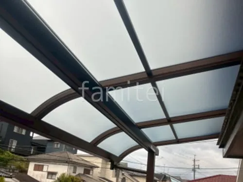 本体色 ブラウン 屋根色 クリアマット(熱線遮断)