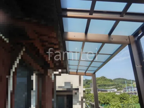 本体色 ブラウン 屋根色 クリアマット