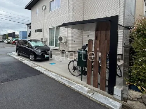 サイクルポート 自転車バイク屋根 LIXIL カーポートSC ミニ フラット屋根 吊り下げ屋根