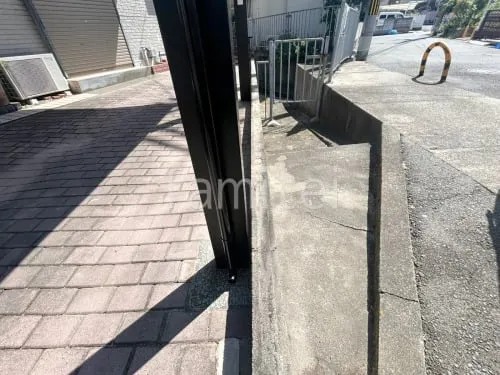 既存フェンス撤去