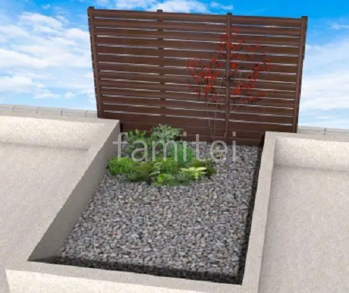 目隠しフェンス塀